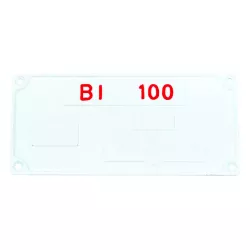 Plaque pour borne incendie "BI"