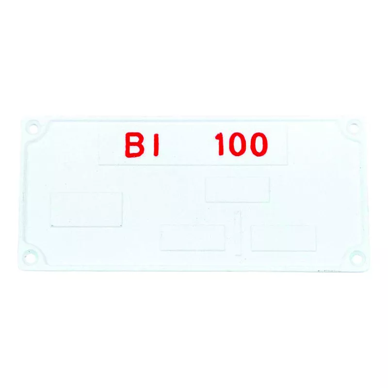 Plaque pour borne incendie "BI"