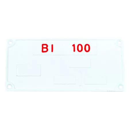 Plaque pour borne incendie "BI"