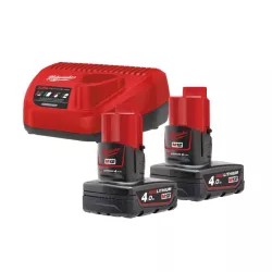 Pack nrg M12 2x4h Milwaukee