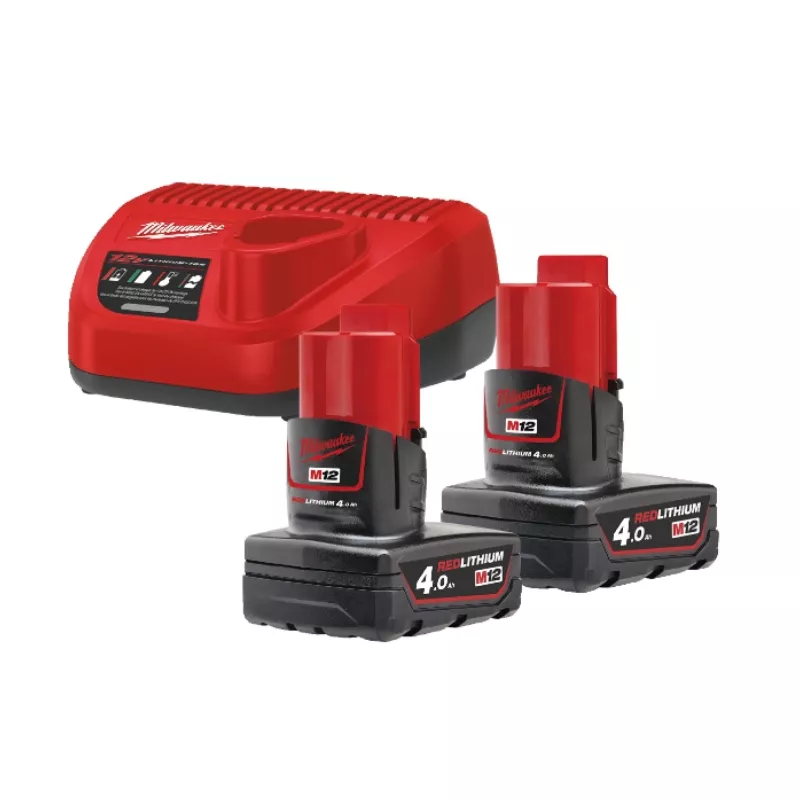 Pack nrg M12 2x4h Milwaukee