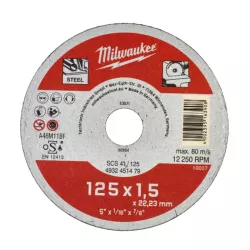 Disque à tronçonner pour métaux Contractor 125 mm