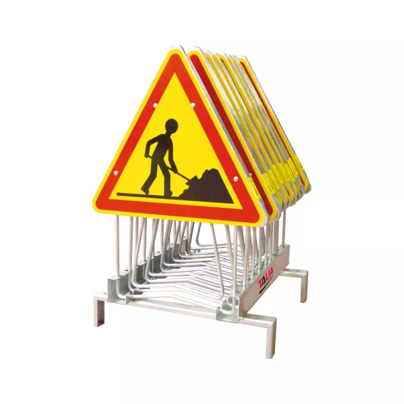Rack à panneaux de signalisation