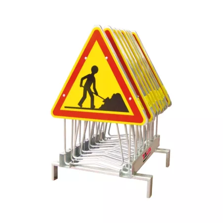 Rack à panneaux de signalisation