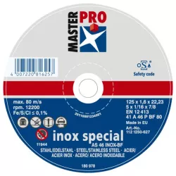 Disque à tronçonner inox et acier MP Ø125