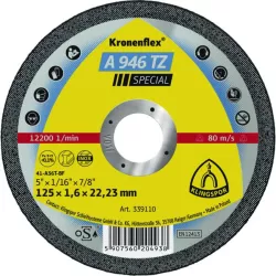 Disque à tronçonner inox et acier longue durée Ø125