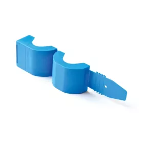 Bague de plombage à languette bleue