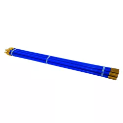 Canne de débouchage bleue Ø 22 mm longueur 1 m