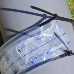 Poches de gel pour découpe amiante