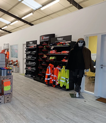 Présentoir magasin Aleo Bretagne